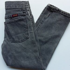 Rustler Blue Jeans boys size 8 slim black 20x20